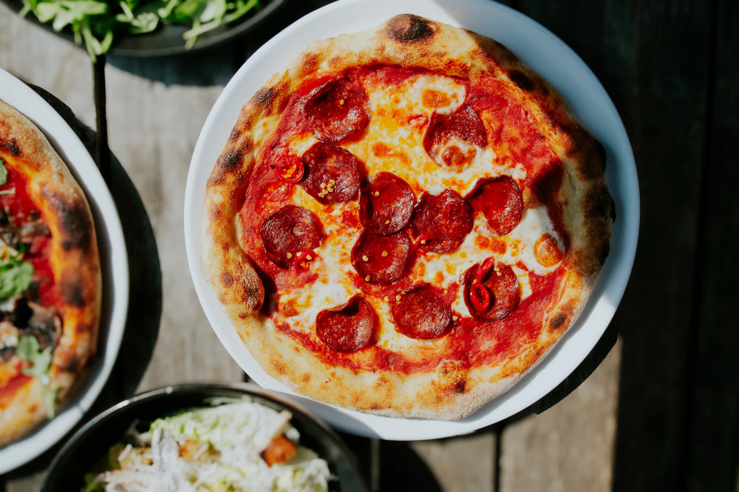 Pepperoni Pizza The black dog pizza co meal