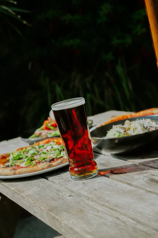 The black dog pizza co meal adnams beer